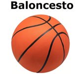 Baloncesto de goma profesional 22cm color naranja,balon basket,fespu