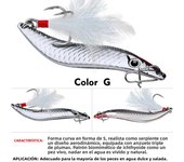 1pc Artificial Simulation Leech Sequin Lure, Sinking Metal Bionic Spoon Spinner Bait With Feather Hook, Fishing Accessories