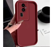 Simple Phone Case For Oppo Reno 11 10 8 8T 7 7Z 6 FIND X5 X3 Pro 5G Lens Protection Cover Candy Color Liquid Silicone Funda