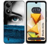Funda Silicona para Zte Blade A33s diseño Ojo Dibujos