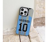Football Phone Case for IPhone 16 15 14 13 12 11 Pro Max X XR XSMAX 8 7 Plus Candy M-Messi Matte Shockproof Cover