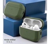 Leather Texture Case for Apple Airpods 1 2 3 4 Pro Air Pods Wrieless Bluetooth Earphone Protective Cover Anti-lost Headphone Bag