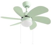 Gsc Evolution Ventilador de Techo Larde 2xe27 Ø82 6 Aspas DC Verde