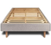 Somier de láminas 90x190 cm - Tejido rizado - Kit de montaje