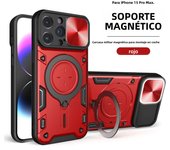 Slide Camera Protect Armor Stand Phone Case For iPhone 15 Plus 14 Pro 13 12 11 Pro Max 15 Plus X XR XS Max 8 7 Plus 4G 5G
