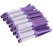 Barras para permanente, 20 piezas, rizadores de pelo, pequeños rizadores profesionales para el cabello, kit de herramientas de peluquería, varillas para permanente de raíces para cabello corto y largo ()