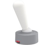 Luz Nocturna multifuncional con Palanca, elegante, portátil, para Montado en la pared o en el escritorio, ideal para el hogar y el exterior, color gris.