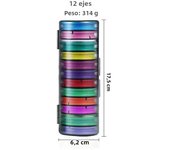 Rainbow Fishing Main Line Box Winding Board 4-16 Axis Silicone Coil Tackle Box Portable Fishing Accessories Tool Supplies