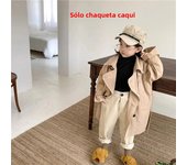 2-10Yrs Kids Trench Coat Spring Autumn Boys Girls Jacket Overcoat Long Sleeve Turn-Down Collar Children Windbreaker Top Clothes