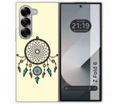Tumundosmartphone Funda Carcasa Dura para Samsung Galaxy Z Fold 6 5G diseño Atrapasueños Dibujos