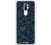 Funda original compatible con Oppo A9 2020 - A5 2020 - Batman Patt Villain Clear