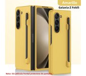 Luxury Skin Feel Slim Case for Samsung Galaxy Z Fold 6 5 4 Stylus Pen Slot Holder Plastic Fold Shockproof Protection Hard Cover