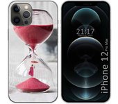 Tumundosmartphone Funda Gel Tpu para Iphone 12 Pro Max (6.7) diseño Reloj Dibujos