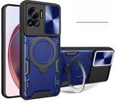 Magsafe Magnetic Camera protection case for Motorola Moto Edge 40 30 Neo Ultra Fusion Armor Hybrid Metal Ring Back Cover