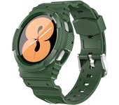 Carbon fiber Band for Samsung Galaxy Watch 4/Classic/46mm/42mm/Gear s3 Frontier TPU Rugged Case+bracelet Galaxy Watch 4 strap