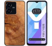 Funda Silicona para Vivo Y35 / Y22s diseño Madera 04 Dibujos