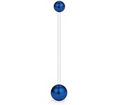 14G Pregnancy Clear Belly Button Rings Flexible Bioplast Sport Maternity Belly Navel Retainer Industrial Earring Body Piercing