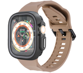 Silicone Sport Strap+Case for Apple Watch 9 8 7 6 SE 5 Ultra 2 Belt Bracelet Iwatch Series 49mm 45mm 41mm 44mm Protective Cover