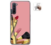 Tumundosmartphone Funda Gel Tpu para Oppo Find X2 Lite diseño Brochas Dibujos