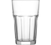 LAV - Set de 6 Vasos Alto 300cc - Cristal Elegante y Duradero, Estilo Clásico, Diseño Transparente y Sofisticado - Ideal para Cualquier Ocasión