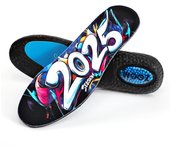 Plantillas deportivas con amortiguación de aire y fibra de carbono para zapatillas de running, talla 36-46