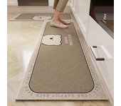 Vikama 1/2pcs Durable Dirty Resistant Non-slip Crystal Velvet Kitchen Waterproof Carpet Porch Bathroom Easy Care Machine Hand Wa