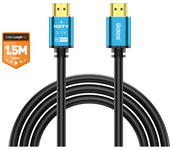 Cable HDMI 2.0, 1.5Metros, Cable HDMI 4K 1.5m – 60Hz, 18 Gbps, compatible con PS5, PC, TV 4K y proyectores.