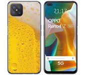 Tumundosmartphone Funda Gel Tpu para Oppo Reno 4Z 5G diseño Cerveza Dibujos