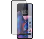 Protector Cristal Templado Completo 5D Full Glue Negro para Motorola Moto Edge 30 5G Vidrio