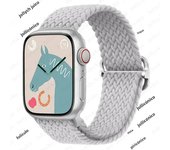 Braided Solo Loop For Apple watch Ultra band 40mm 44mm 41mm 38mm 49mm 45mm Elastic Nylon bracelet iWatch series 9 8 7 3 se strap