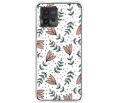 Funda Silicona Antigolpes para Motorola Moto G72 4G diseño Flores 01 Dibujos