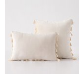 Black Cute Throw Pillow Covers with Handmade Tassels 30x50cm 45x45cm 50x50cm Velvet Solid Cushion Case for Couch Sofa Bedroom