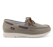 Callaghan 58200 Zapatos náuticos para hombre en beige marino de piel