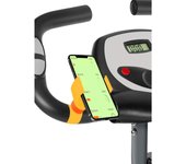 Tawis Soporte movil Bicicleta estatica Universal valido para Smartphones de hasta 7.5" de Pantalla Soporte movil para Bici Spinning sujeta movil eliptica sujeta movil Cinta Correr Amarillo