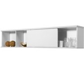 Módulo Superior de Televisión con Almacenamiento Oculto en Blanco Topkit