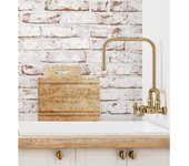 Muestra DIN A4 de Papel pintado vinílico lavable efecto ladrillo vintage blanco y rojo relieve 3D - Nevada 453169 de GAULAN