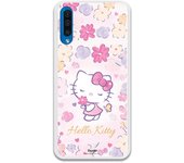 Funda original compatible con Samsung Galaxy A50 - A50s - A30s - Hello Kitty Delicate Flower