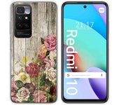 Funda Silicona para Xiaomi Redmi 10 (2021/2022) diseño Madera 08 Dibujos