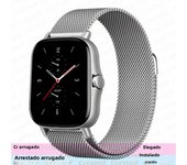 20mm/22mm Milanese band For Amazfit GTS/4/2/2e/3/GTS2 Mini/GTR 47mm/GTR2/4/3/Pro stratos Metal Watch Bracelet Amazfit bip strap