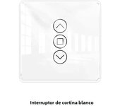 WiFi Smart 2.5D Arc Glass Touch Panel Curtain Switch for Roller Blinds Shutters APP Remote Control Work With Alexa Google Home