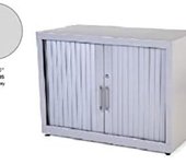 ARMARIO DE ROCADA METALICO CON PUERTAS DE PERSINA CON 1 BALDA 80x70x45 CM COLOR GRIS