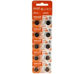 Maxell lr43 1.5v micro - pack de 10 pilas alcalinas