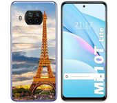 Tumundosmartphone Funda Gel Tpu para Xiaomi Mi 10T Lite diseño Paris Dibujos