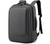 La mochila del ordenador portátil del viaje lleva en el bolso personal del artículo, daypack ocasional extensible de la computadora del negocio con el puerto de USB