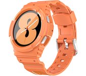 Carbon fiber Band for Samsung Galaxy Watch 4/Classic/46mm/42mm/Gear s3 Frontier TPU Rugged Case+bracelet Galaxy Watch 4 strap