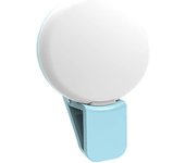 Mini Selfie Ring Light Portable Clip-on Selfie Fill Light USB Rechargeable Battery Operated LED Fill Light For Mobile Phone