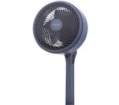 Ventilador de Pie Ultrarápido LoLek, Diámetro de 10", Potencia de 70W, Altura Ajustable 1.3 m, Base Anticaídas, 3 Velocidades, Gran Oscilación para Mejor Distribución del Aire, Silencioso y Compacto para Hogar, Oficina o Dormitorio