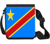 MERCHANDMANIA BANDOLERA PEQUEÑA bandera república democrática del congo pais bolso bandoleer