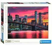 Puzzle 1500 piezas Rio del Este al Anochecer Manhattan Clementoni