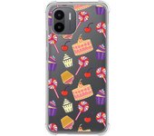 Funda Silicona Antigolpes compatible con Xiaomi Redmi A2 diseño Dulces 01 Dibujos